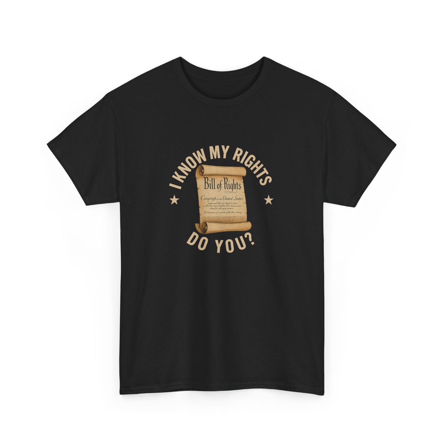 I Know My Rights Unisex Cotton Tee - Empowerment Graphic Shirt