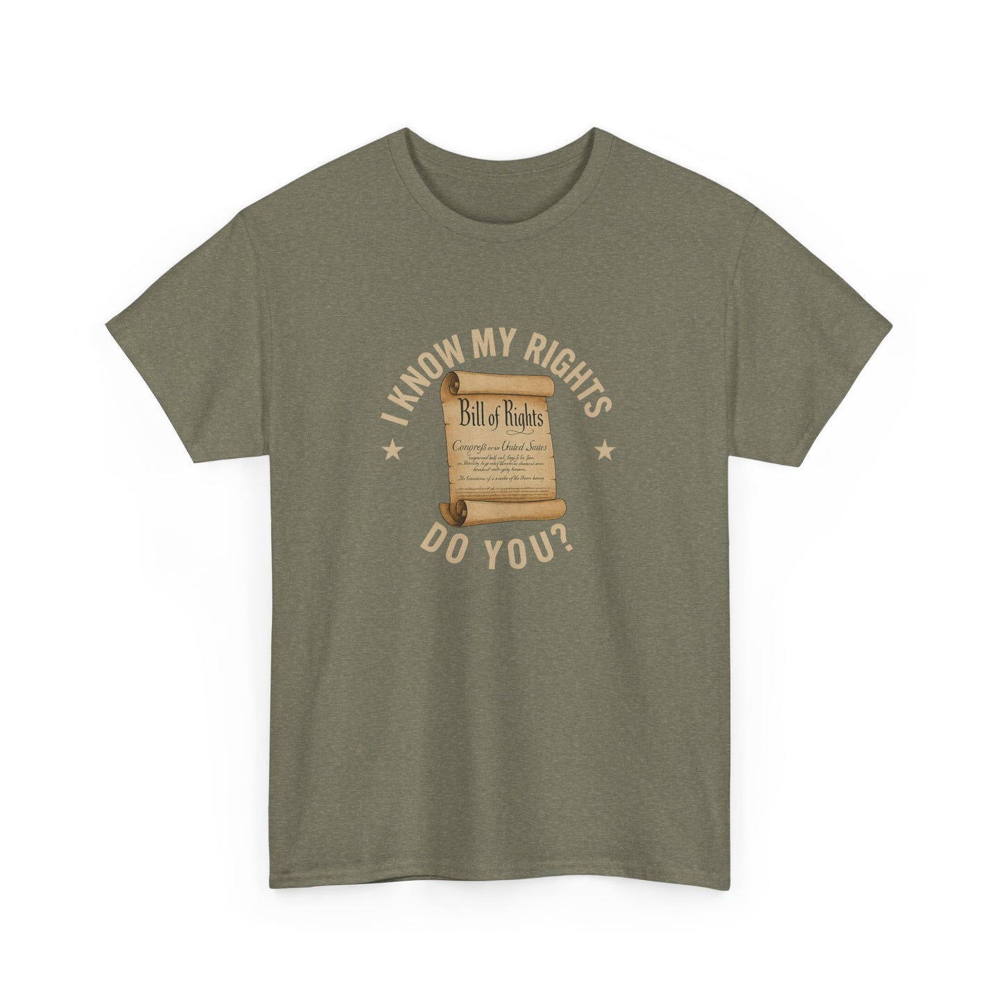 I Know My Rights Unisex Cotton Tee - Empowerment Graphic Shirt