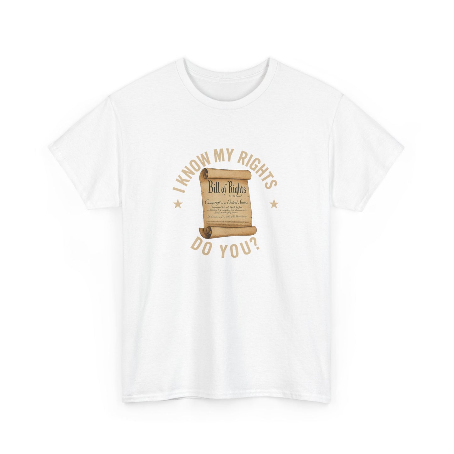 I Know My Rights Unisex Cotton Tee - Empowerment Graphic Shirt